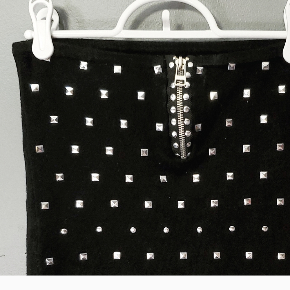 Black Studded Tube Top